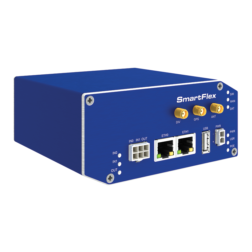 SmartFlex, EMEA/LATAM/APAC, 2x Ethernet, PoE PSE, Metal, EU Accessories